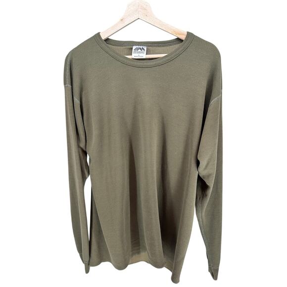 Medalist Men's XL Long Sleeve Army Green Shirt Base Layering Lining Military - Picture 1 of 4